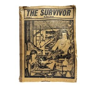 The Survivor Volume 1 Kurt Saxon 1976 Survivalist DIY Homesteading Guide Vintage
